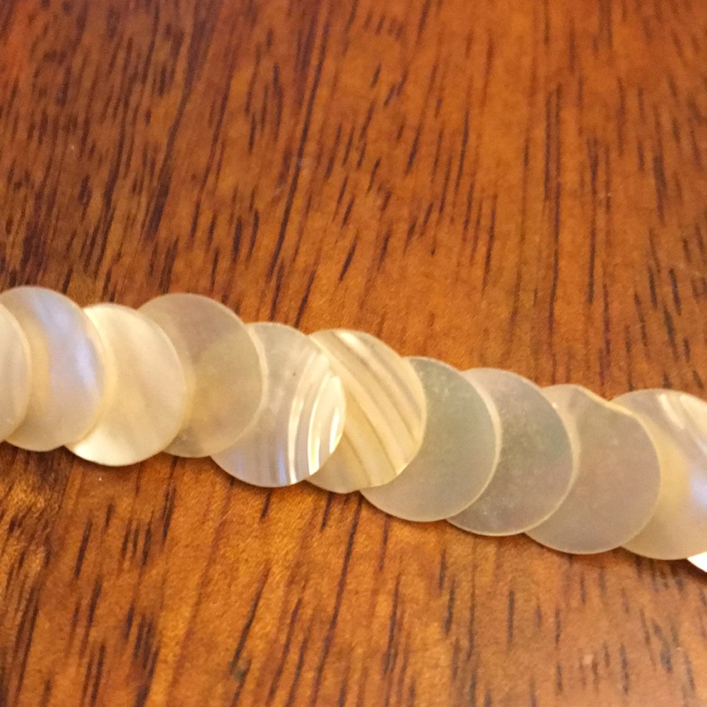 Antique mother of pearl necklace